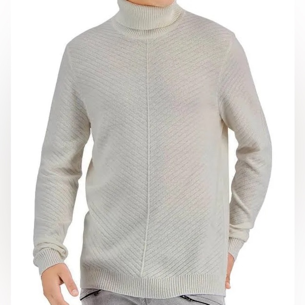INC men’s axle ribbed knit long sleeve turtleneck - Picture 1 of 1